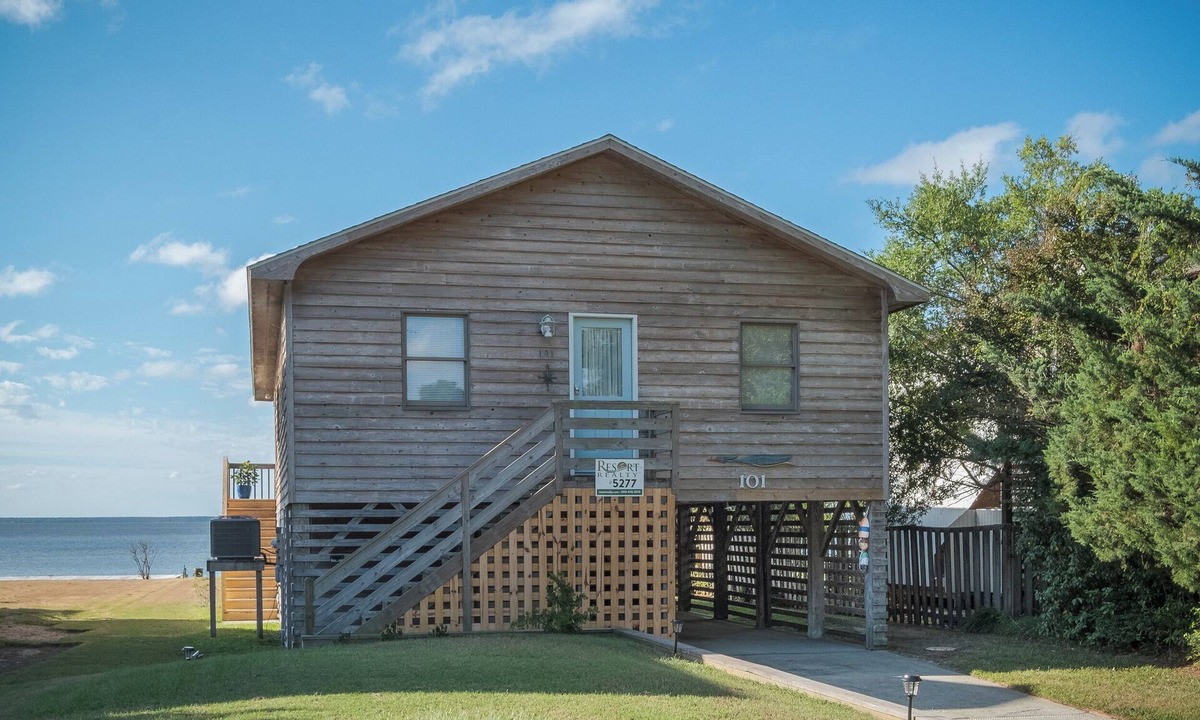 Colington Harbour House | 5277-Sounds Good, Soundfront Sanctuary | Private Sunset Decks