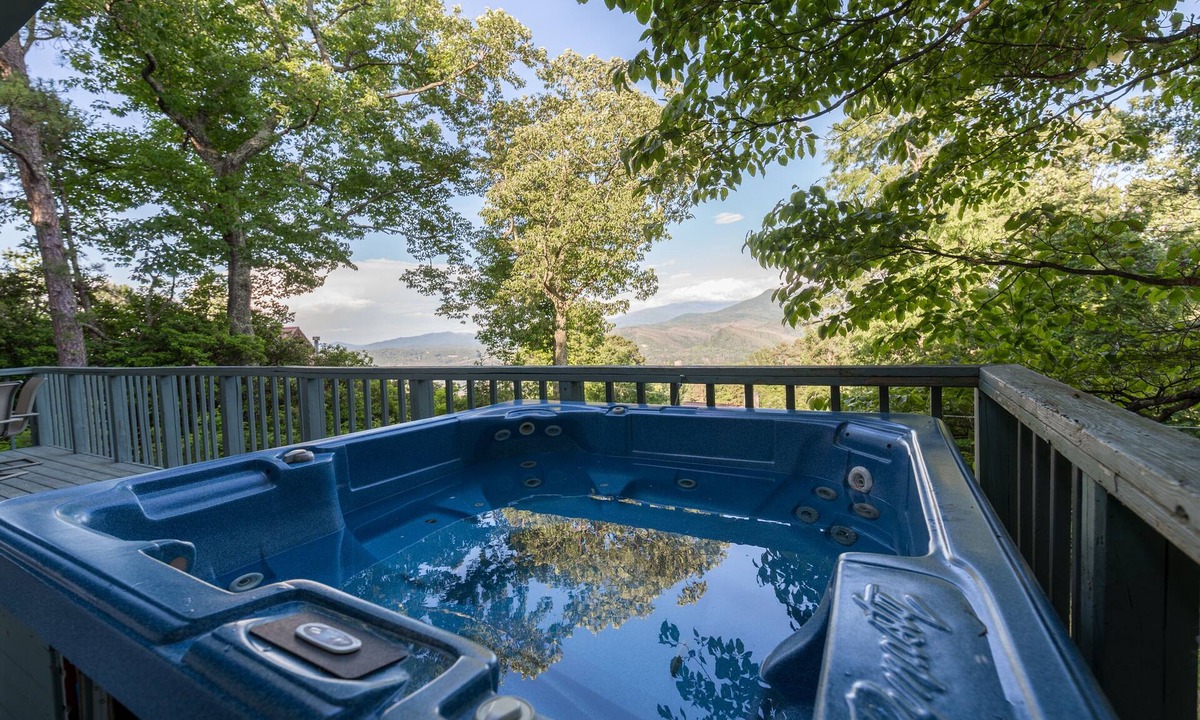 Chalet Village House | A Bears View: Breathtaking Views, Hot Tub, Game Room, and HOA Swimming Pools!