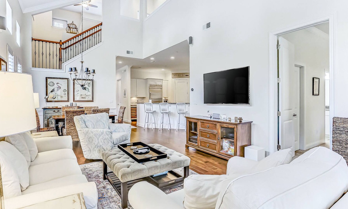 American Beach House | Dog-Friendly End-Unit Condo in Summerwoods w/WiFi & Shared Pool, Central AC
