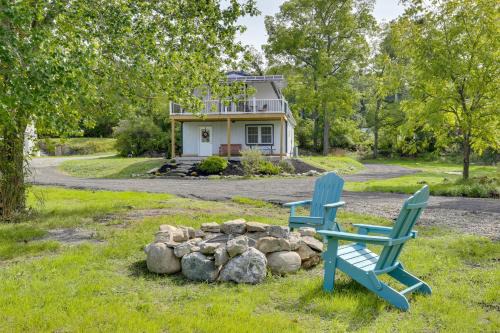 Wappingers Falls House | Fire Pit + On-Site Pond: Hudson Valley Home!