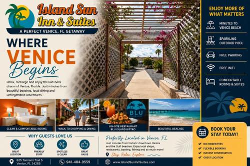 Venice Hotel | Island Sun Inn & Suites - Historic Venice & Beach Getaway