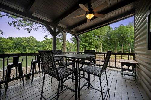 Broken Bow House | Large Riverfront Group Retreat on Mountain Fork River Near Broken Bow, Oklahoma