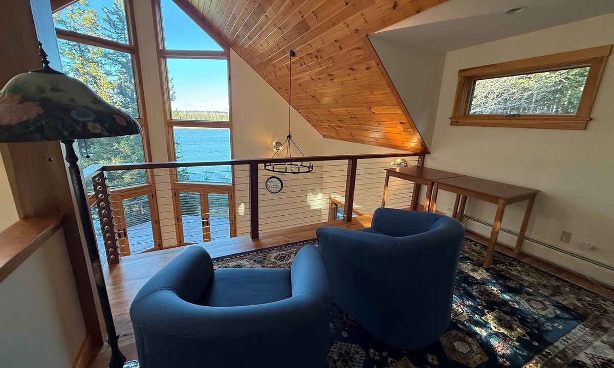 Deer Isle Ski Chalet | Poseidon House- Elevated Above the Shore of Southeast Harbor