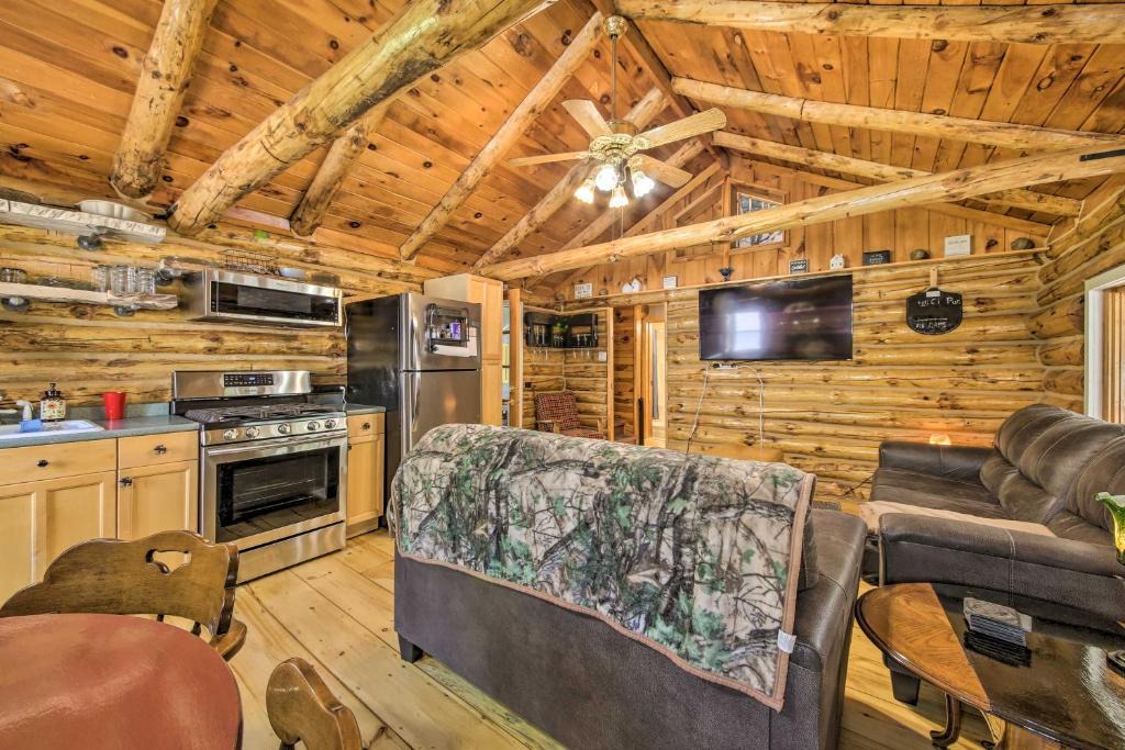 Madison House | Rustic Madison Getaway with Fire Pit and Patio!