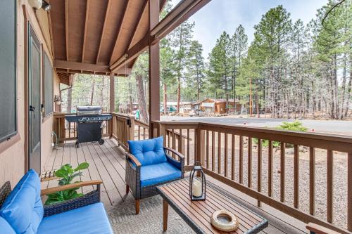 Pinetop House | Updated Deck & Fireside Table: Pinetop Cottage