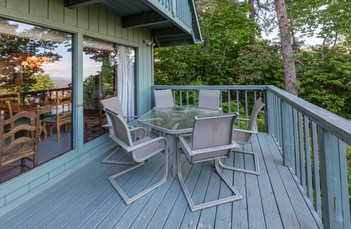 Chalet Village House | A Bears View: Breathtaking Views, Hot Tub, Game Room, and HOA Swimming Pools!