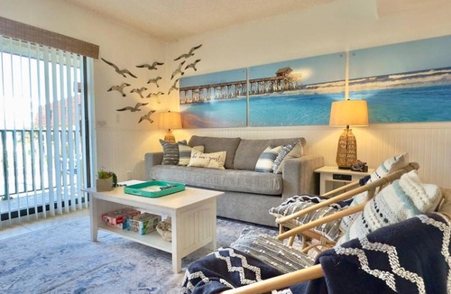 Avon By The Sea Apartment | Beachfront with heated pool, 60 seconds to beach