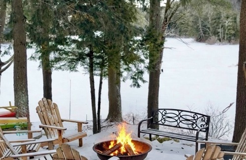 Otis House | Berkshire Waterfront Private Escape– 5BR, 3 Bath, Hot Tub, Firepit & Kayak