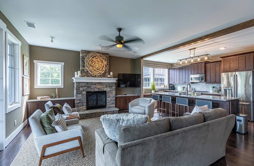 Lenoir Condo | Camp Cotter at Blue Ridge Mountain Club - views, walk to restaurant, gym