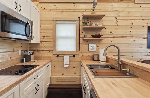 Chama Apartment | Chama Crossing - Tiny Train Next to Railroad