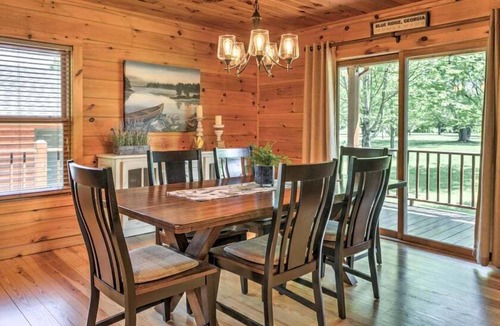 Cashes Valley Cabin | Creekwood Cabin - Waterfront | Hot Tub | Game Room