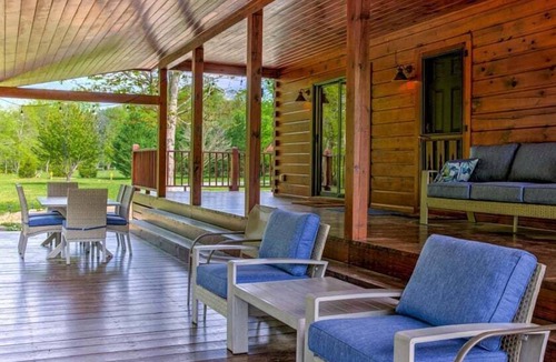 Cashes Valley Cabin | Creekwood Cabin - Waterfront | Hot Tub | Game Room