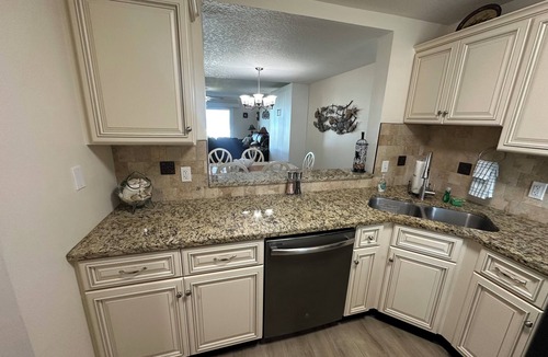 Crescent Beach Condo | Direct Oceanfront Premium Flat with 2 Bed/2 Bath +Murphy Bed. New Everything