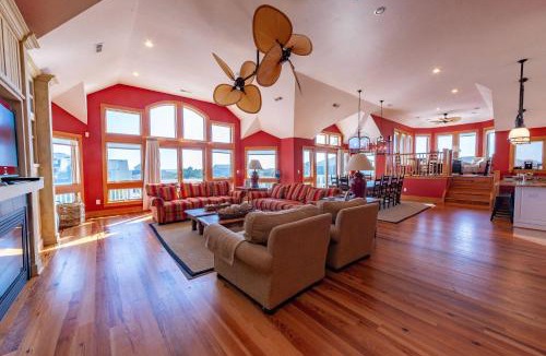 Ocean Sands House | Gertrude's Breakaway - Corolla, Ocean Sands, Ocean View, 45 Yds to Beach, Elevator, Pool, Tiki Bar, Hot Tub
