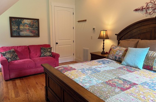 Pisgah Forest House | Great for Groups! Riverside farm stay with Trout fishing