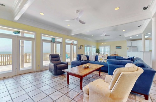 Audubon Place House | Gulf-front home in a gated community with easy access to the beach & amazing views