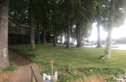 Mooresville Cottage | Lake Front Cottage, 300' of Shoreline, Large Private Pier, and Great Location.