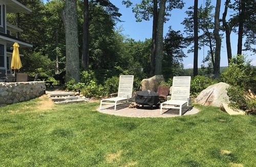 Wolfeboro House | Lakefront 6-bedroom, 3.5 bath house with 2 docks & sandy swim area in Wolfeboro