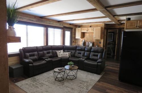 Broadway Cabin | Modern Cabin at the End of the Road, SLIDE, SHUFFLEBOARD!