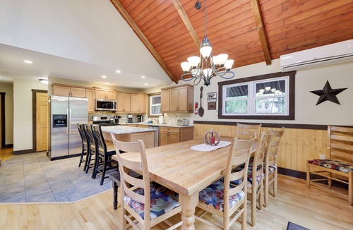 Lake Harmony Estates House | “Mountain Escape-7BR, Game Room, Fire Pit Close to Skiing and Trails!”