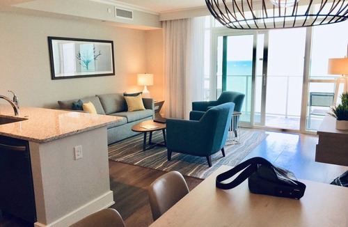 Downtown Myrtle Beach Resort | Ocean Enclave by Hilton Grand Vacations- 2 Bedroom Unit Sleeps 6!