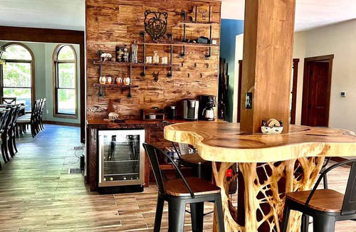 Wilkes-Barre House | Poconos 6BR Retreat on 6 Private Acres – Hot Tub, Game Room, Fire Pit, Sleeps 16