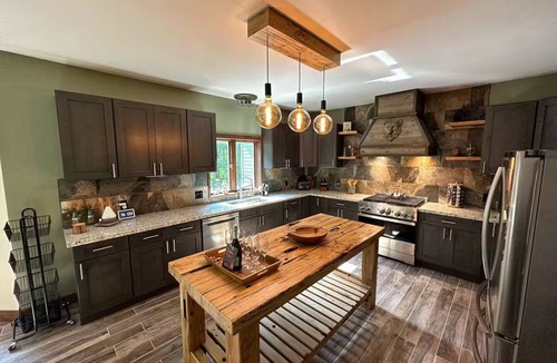 Wilkes-Barre House | Poconos 6BR Retreat on 6 Private Acres – Hot Tub, Game Room, Fire Pit, Sleeps 16