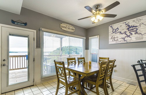 Rocky Mount House | Private Dock + Boat Slip! Lake of the Ozarks Haven