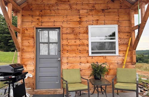 Willsboro Cabin | Rustic ADK tiny cabin off grid with electric option