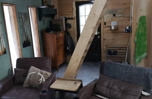 Madison Cabin | Rustic Tiny Cabin Getaway Near ATV Trails, Maine