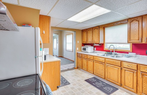 Devils Lake House | Serene Devils Lake House w/Deck + Fire Pit!