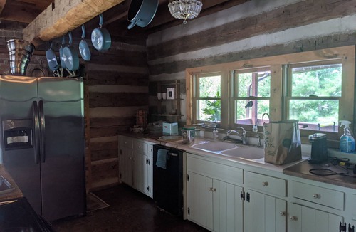 Portland Cabin | Stunning Boho Log Cabin Country Retreat with Pool