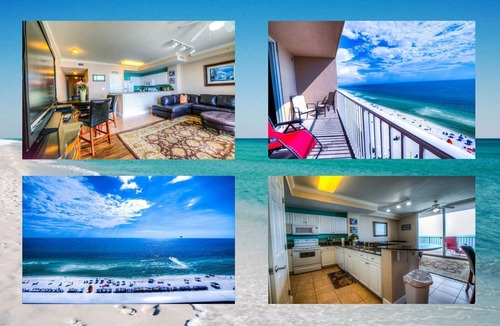 Panama City Beach Condo | Tidewater 906! Ocean Front, Best Amenities, Walk To Pier Park