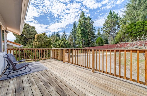 Fortuna Apartment | Tranquil dog-friendly studio with a private balcony, grill, & outdoor tub