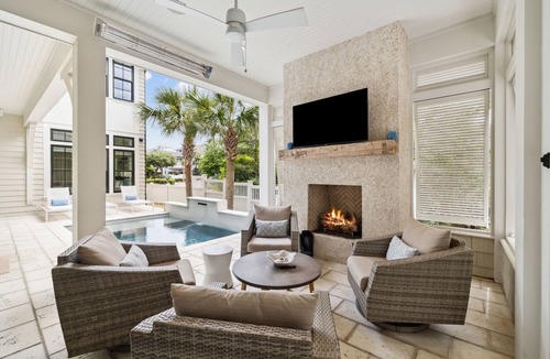 WaterSound Beach House | Two Primary Suites, Pool and Golf Cart