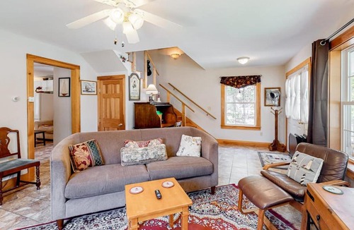 Camden House | Two-story home steps from Laite Beach - stroll to the harbor, 1 dog welcome
