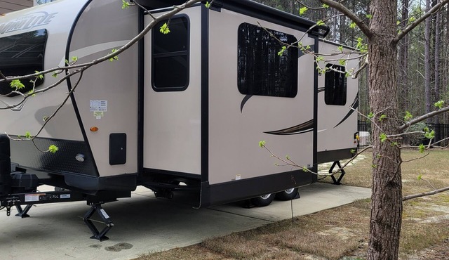 2020 travel trailor which we deliver to surounding campgrounds, speedways ect..