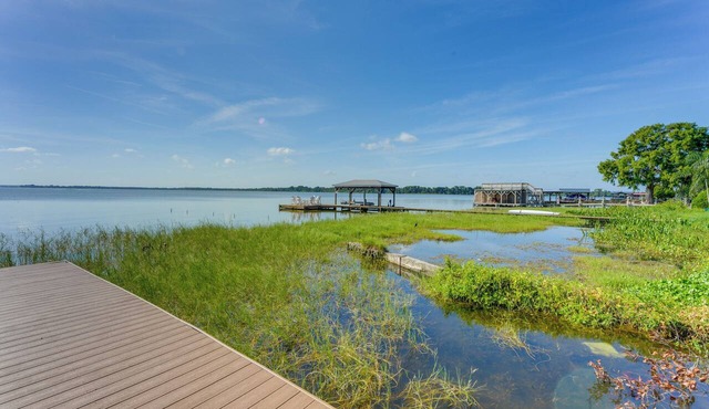 Dora Canal Views & Shared Dock: Apt in Tavares!