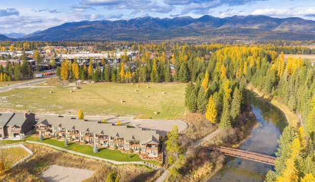 Luxury Whitefish Retreat Steps from River (30 Night Minimum)