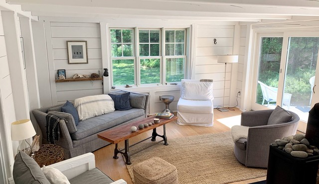 Maine Waterfront- Rustic-Modern Scandinavian Style Cottage. Private & Secluded.