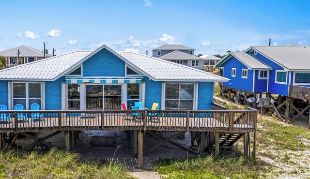 Mitts-issippi - Charming 4br/2ba Gulf Front Home, Sleeps 10