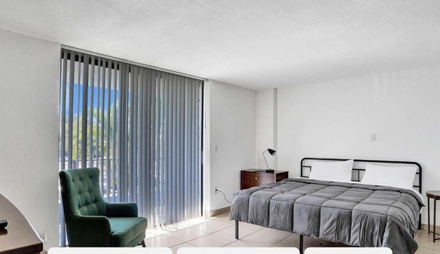 Modern Miami Studio w King & Tub - 205