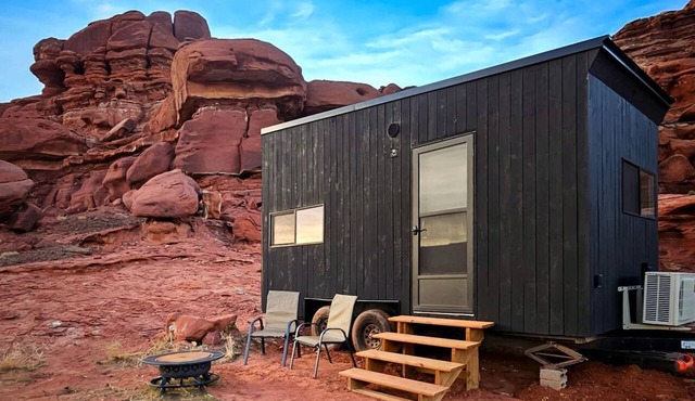Modern Tiny House on a Secluded Private Ranch for an Amazing Escape in Nature with Incredible Views in Moab, Utah