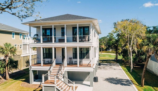 New Edisto Home, Gorgeous views from 4 sundecks