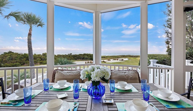 Ocean View Home in Gated Wild Dunes on Golf Course & Pool Access!