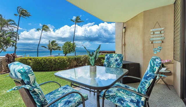 Oceanfront 2BR condo w/lanai and pool access