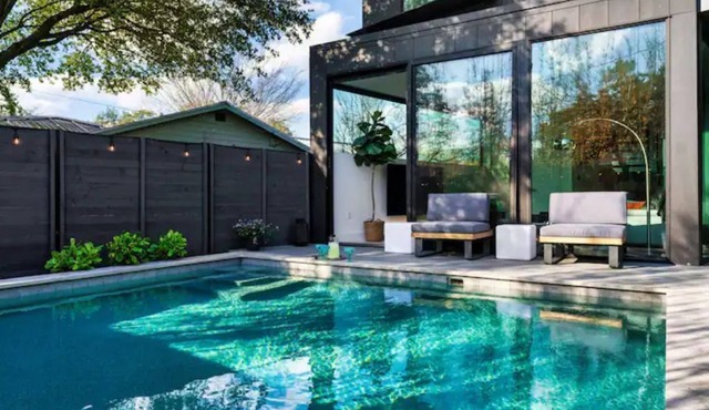 Private Pool Oasis, Luxe Amenities, Prime Location, Chefs Kitchen, Skyline Views