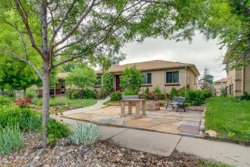 Shared Patio & Fire Pit: Denver Apartment