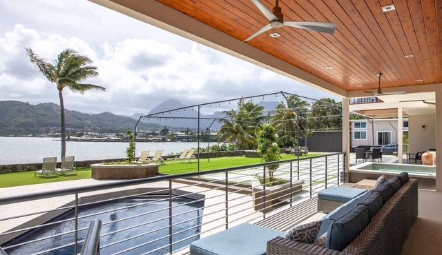 Springer Estate -overlooking Kaneohe Bay, AC, Pool
