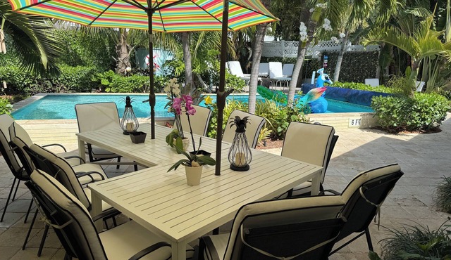 Tropical Paradise Home Steps to Beach Heated Pool Game Rm Singer Island Retreat!